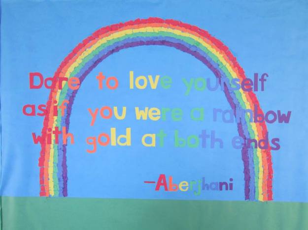 Spring 2014, Here again I had the idea for the design first and then found an appropriate quote later