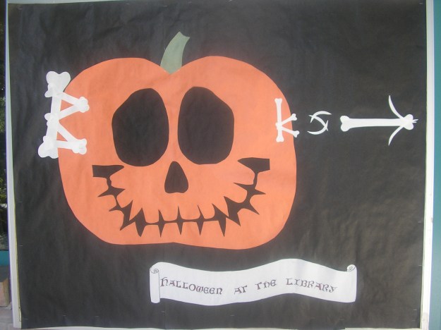 My first completed bulletin board, Halloween 2009.