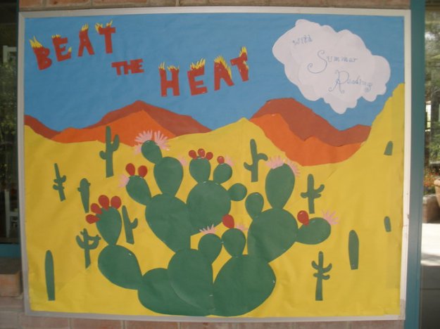 Summer, 2010. Even though school's not in session, I like to put something up for the kids and adult in camp and summer school on this campus. 