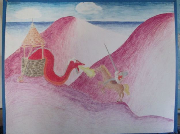 A wyrm type dragon, very chthonic. 