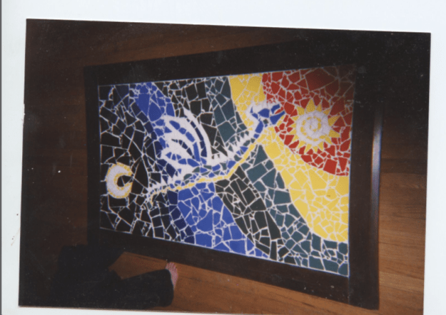 My late lamented mosaic dragon