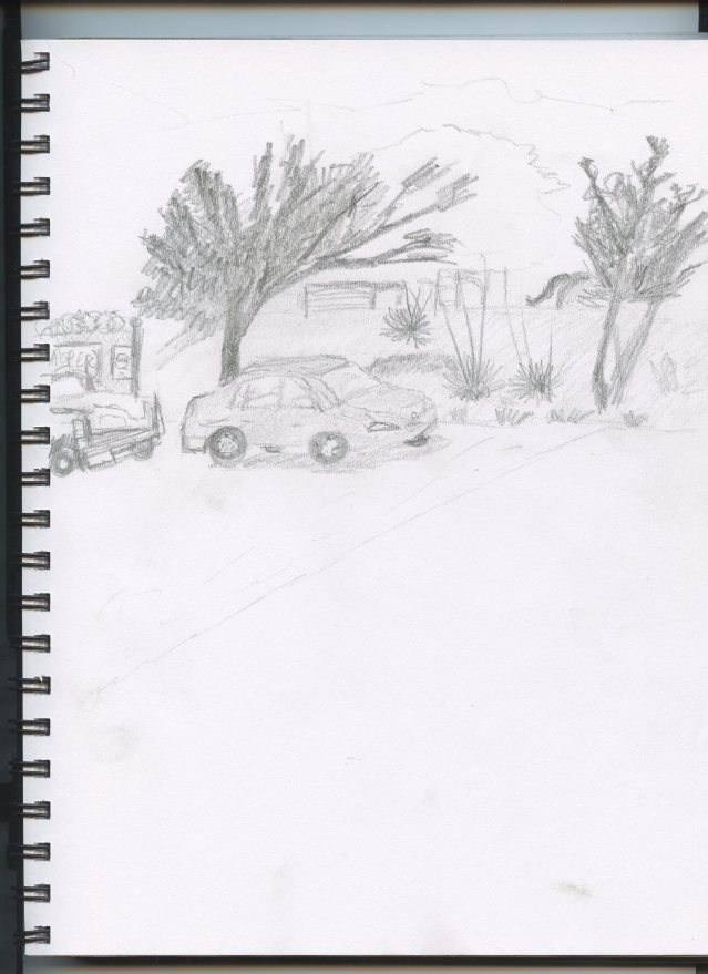 The view from the Beaver Creek Auto Service Center