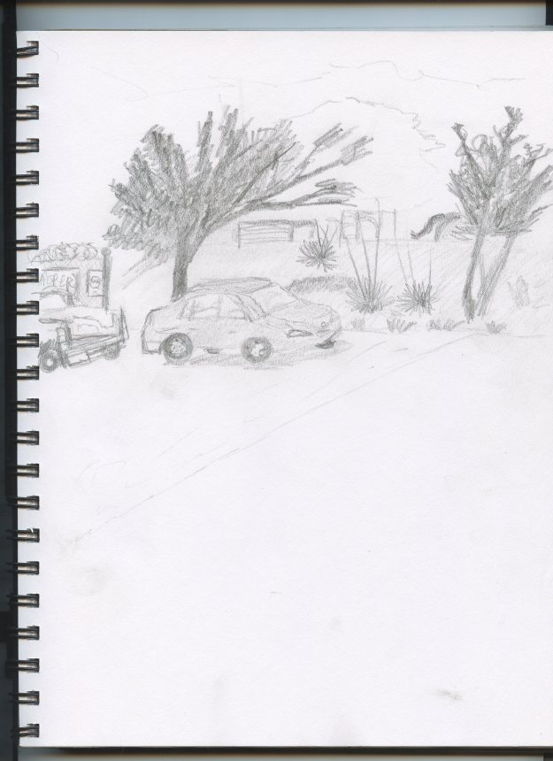 The view from the Beaver Creek Auto Service Center