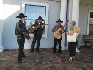 Singing cowboys for the win! The one on the right is my friend's friend, and he was very wonderful.