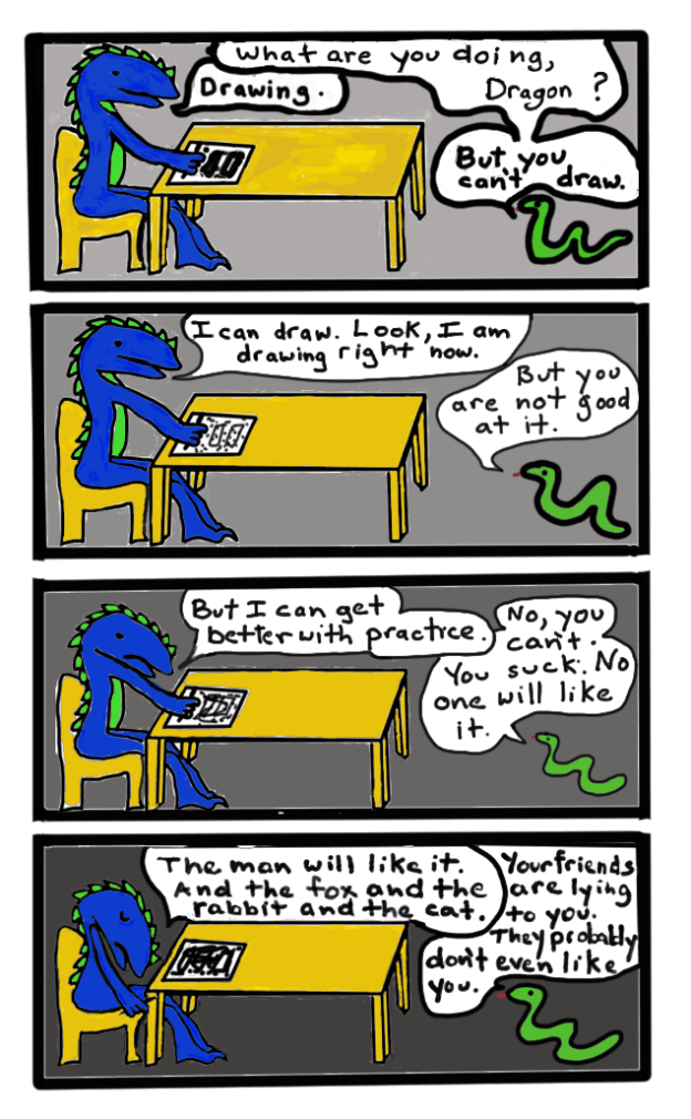 Yeah, the snake's sort of a jerk. 