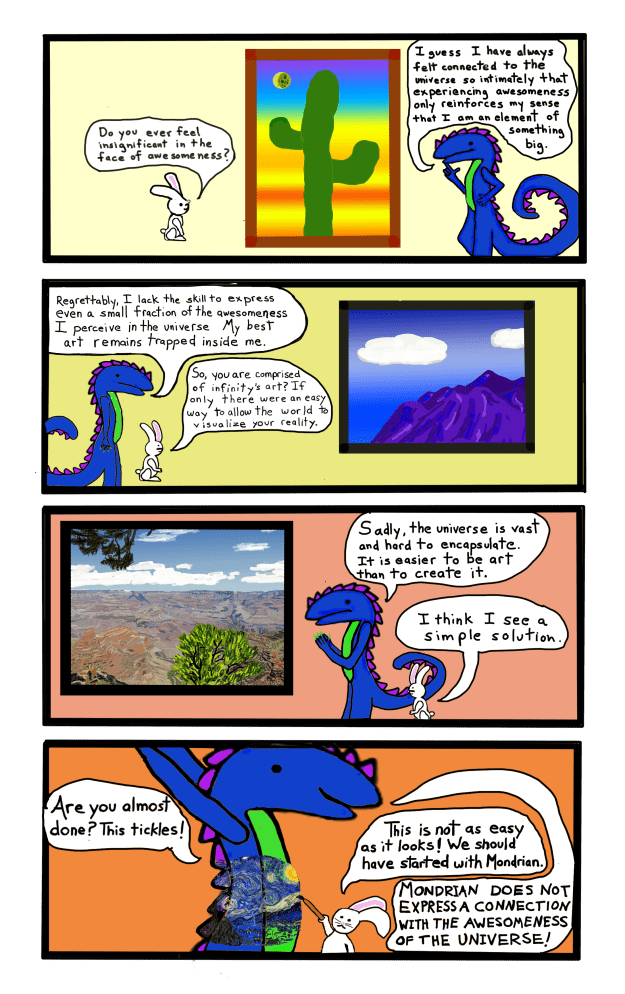 When you don't wear clothes, body paint is pretty much the only way to add color to your wardrobe.