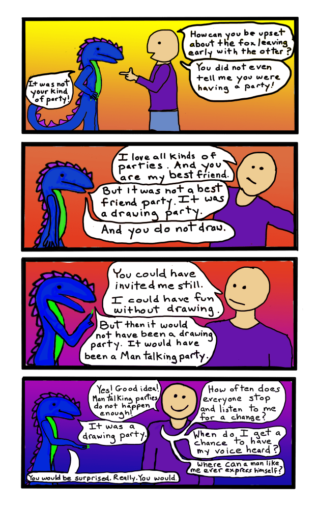 White dudes: so oppressed, so voiceless.