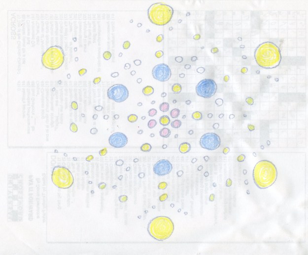 Actually, something about it feels kind of subatomic to me. This mandala is not as disappointing as it originally  seemed. 