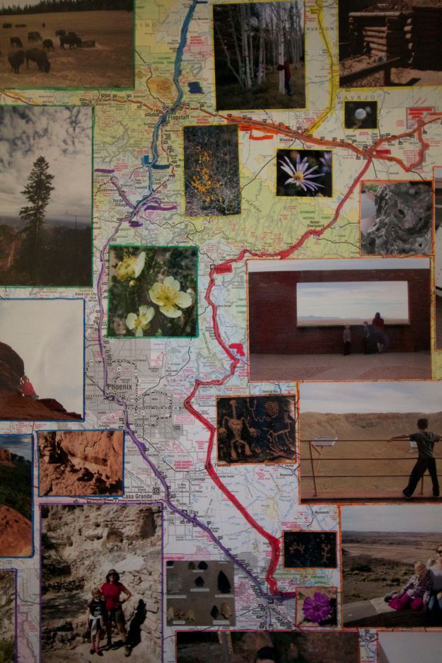 Close up on (most of) the route.