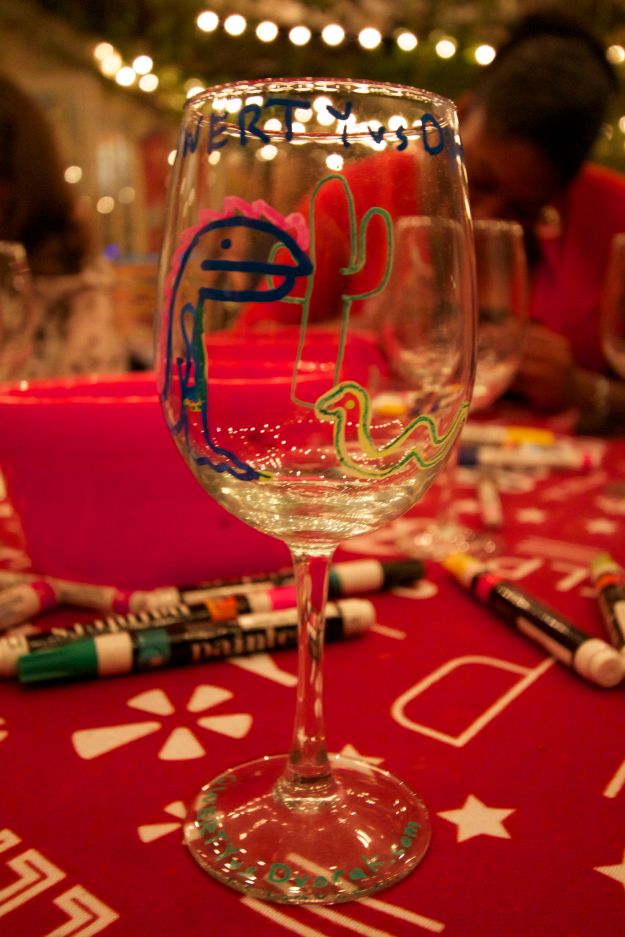 That snake would drive anyone to drink.