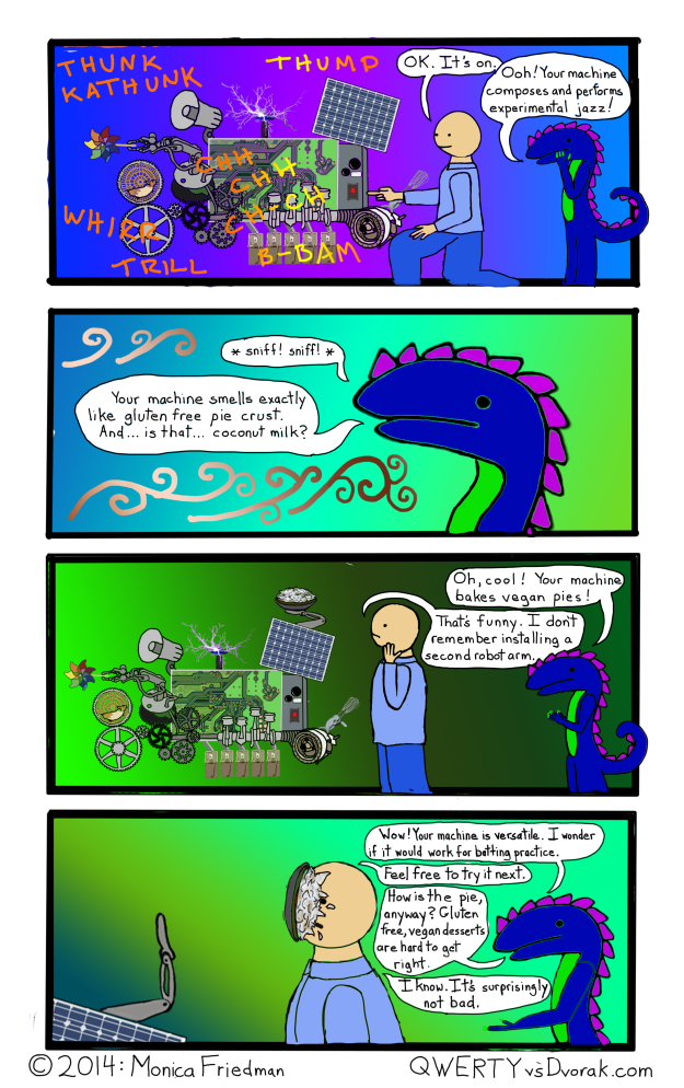 Ah, the classic pie-in-the-face-gag. Never gets old.