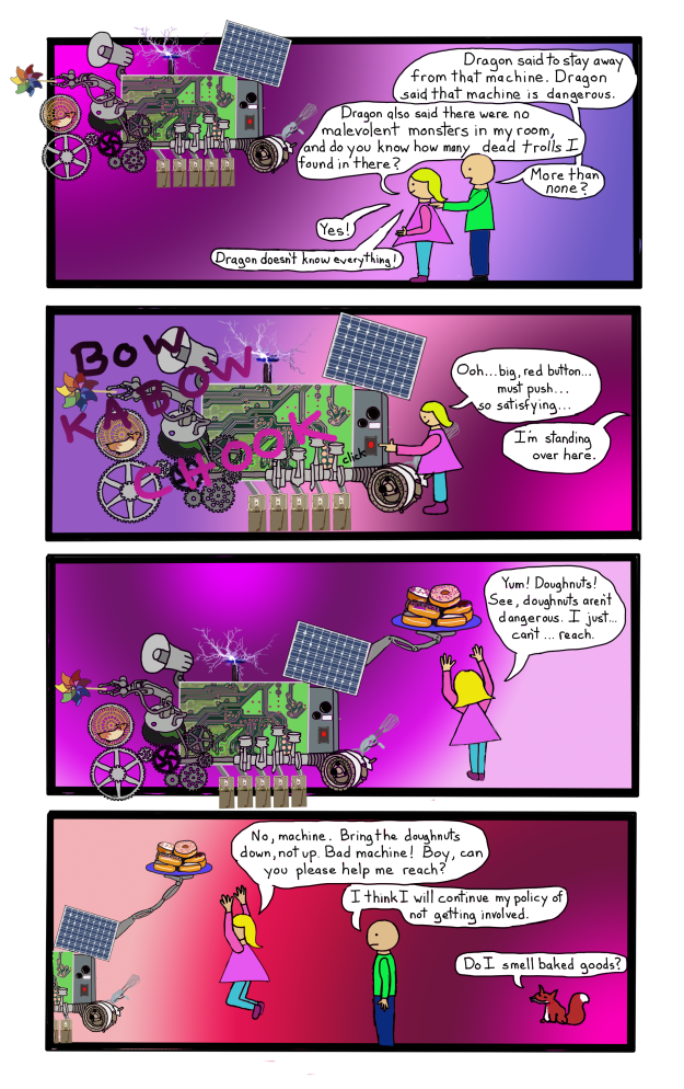 Some things are just over her head. 