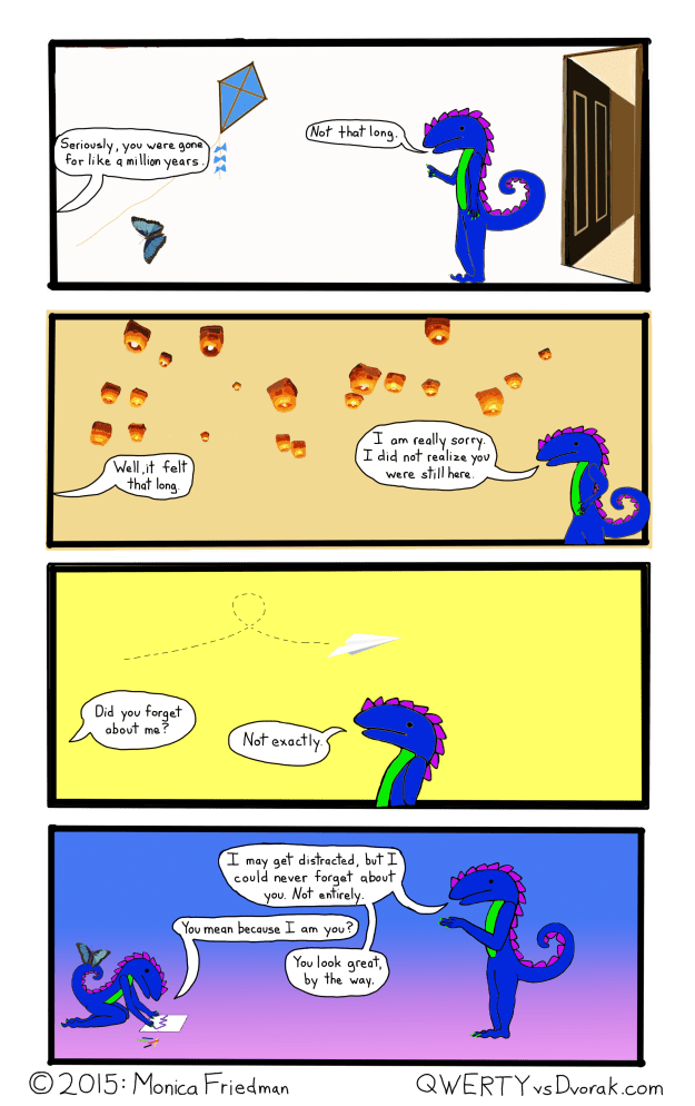 It's all kind of up in the air. 