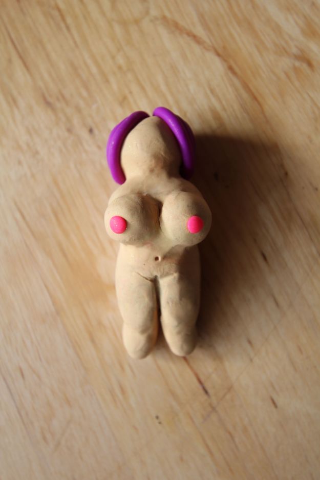 Her shape is classical: her coloring? Not so much.