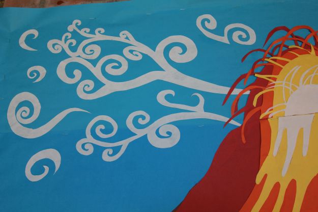 Closeup on the smoke