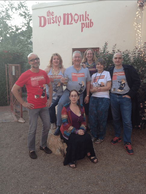 Yep, they took half a dozen photos and only posted the one where my eyes are closed.