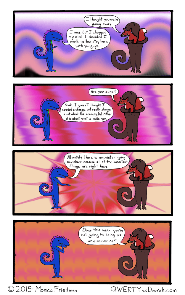 How about just a postcard, maybe? 