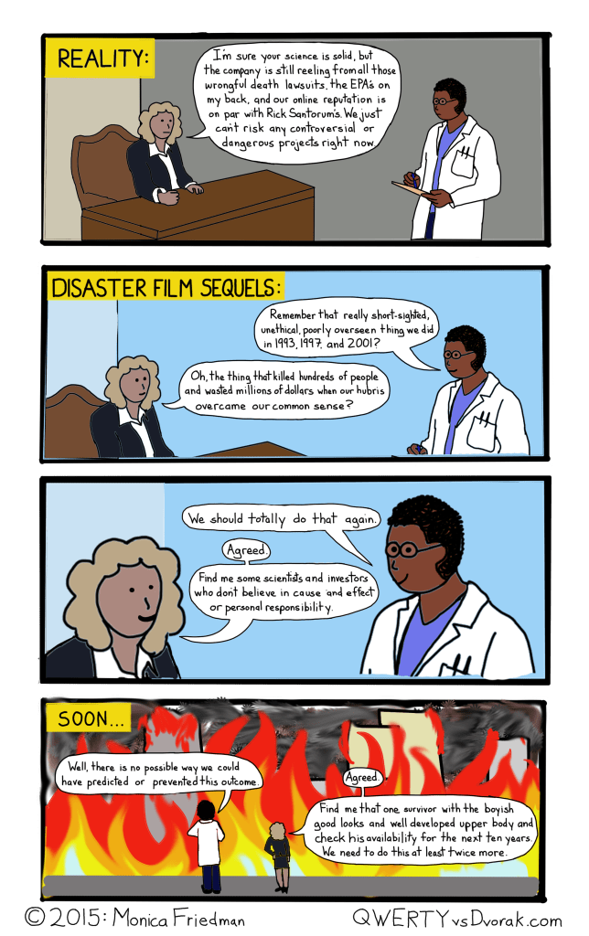 Clearly, the way to prevent all these explosions is with even *bigger* explosions. 