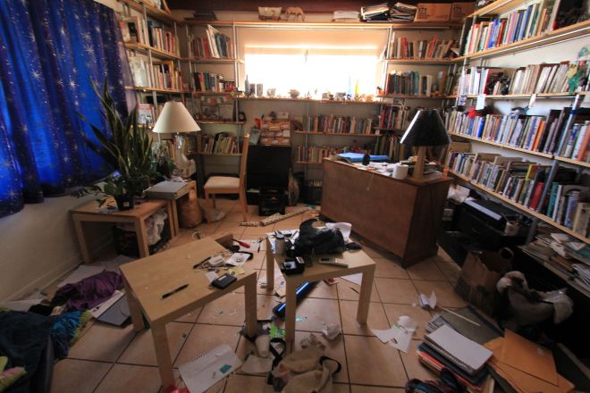 It would probably be a really nice space if it wasn't so hazardous to navigate.