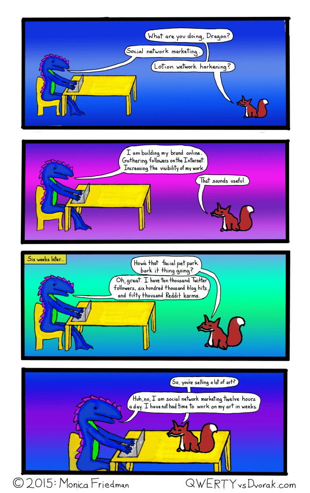 I shall return to my studio forthwith, but first, let me take a selfie. 