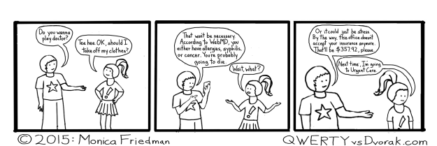 If you think WebMD is bad, whatever you do, don't subscribe to the CDC's mailing list where they send you updates on all the latest and deadliest diseases you might have. 